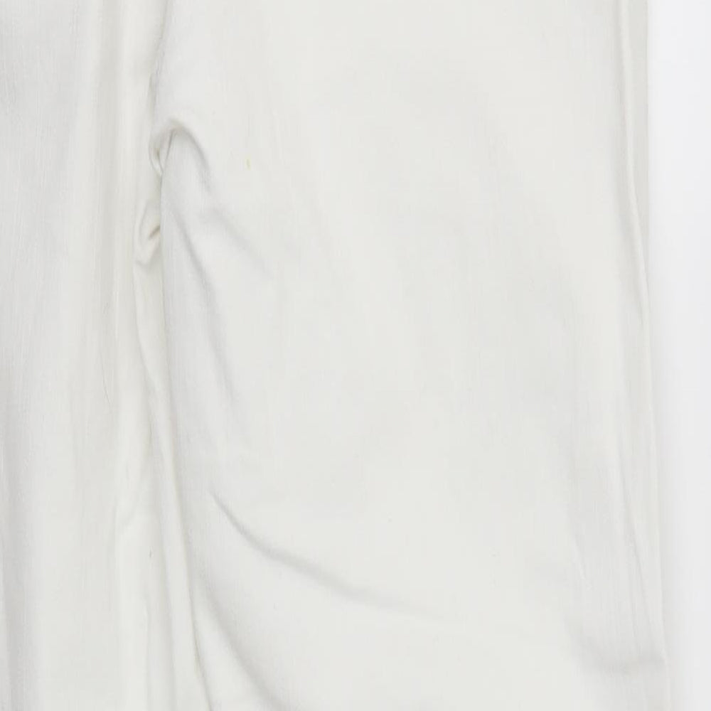 Matalan Womens White   Straight Jeans Size 12 L28 in