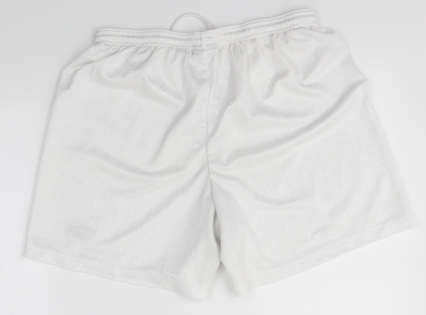 Umbro Mens White   Sweat Shorts Size L