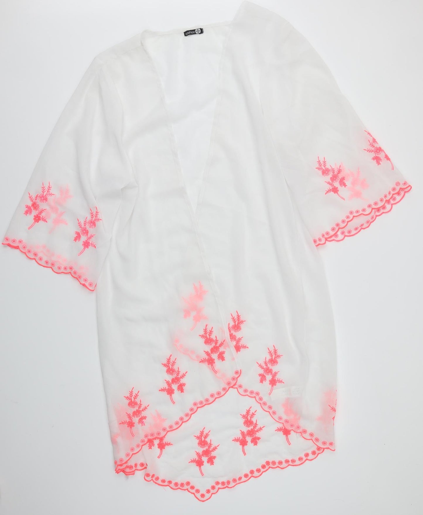 Boohoo Womens White   Cardigan Jumper Size 20