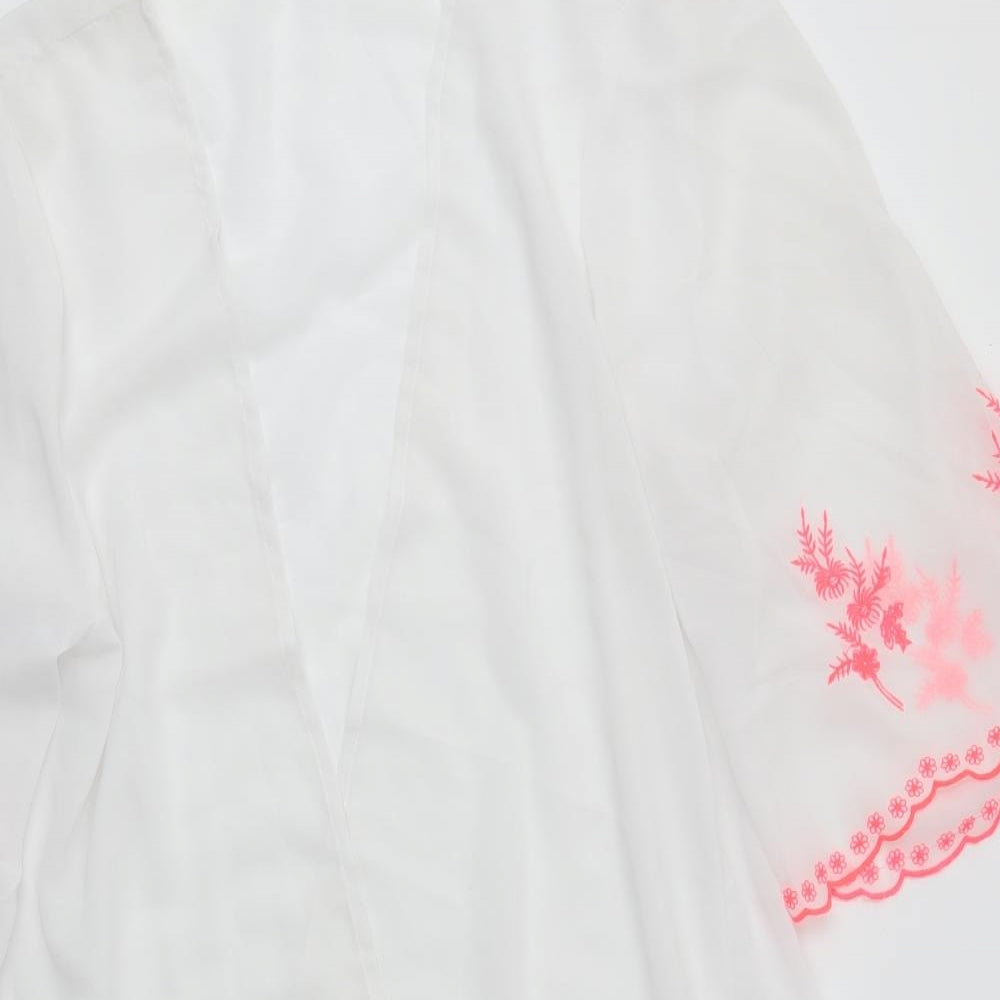 Boohoo Womens White   Cardigan Jumper Size 20