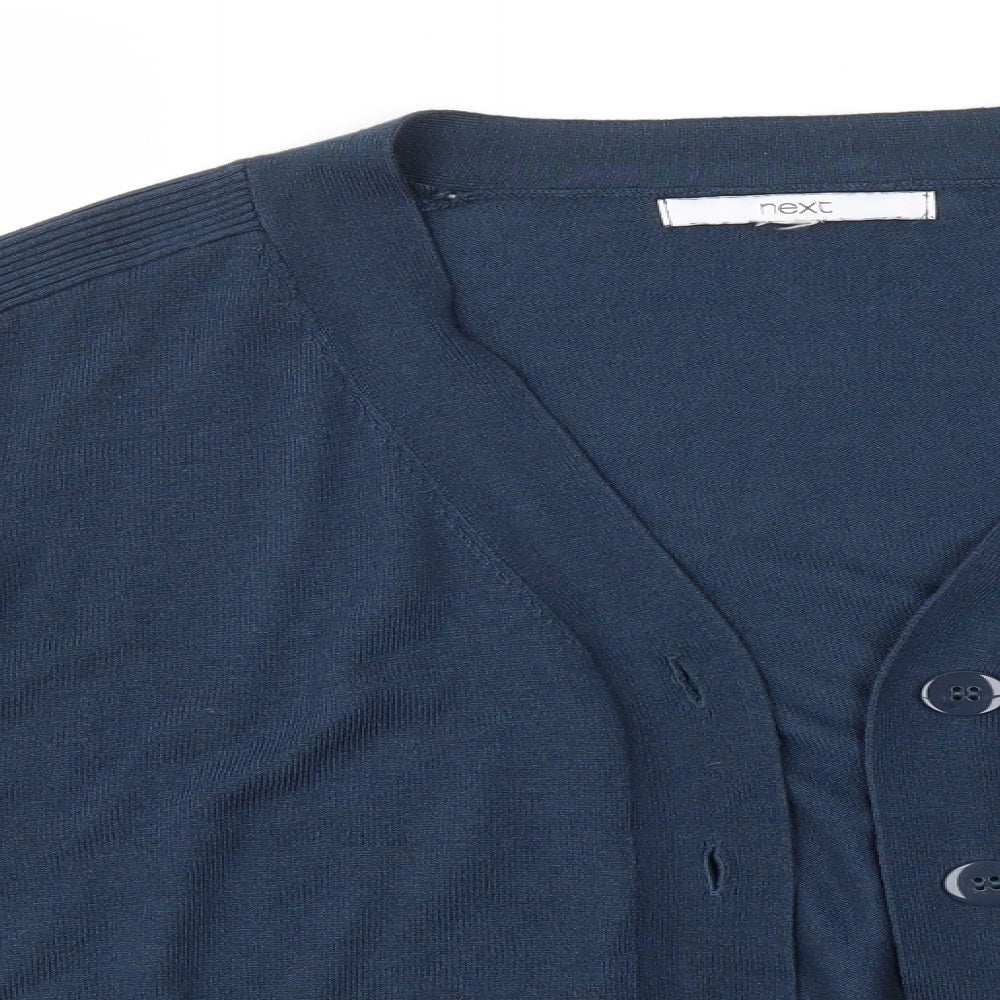 NEXT Womens Blue   Cardigan Jumper Size XL