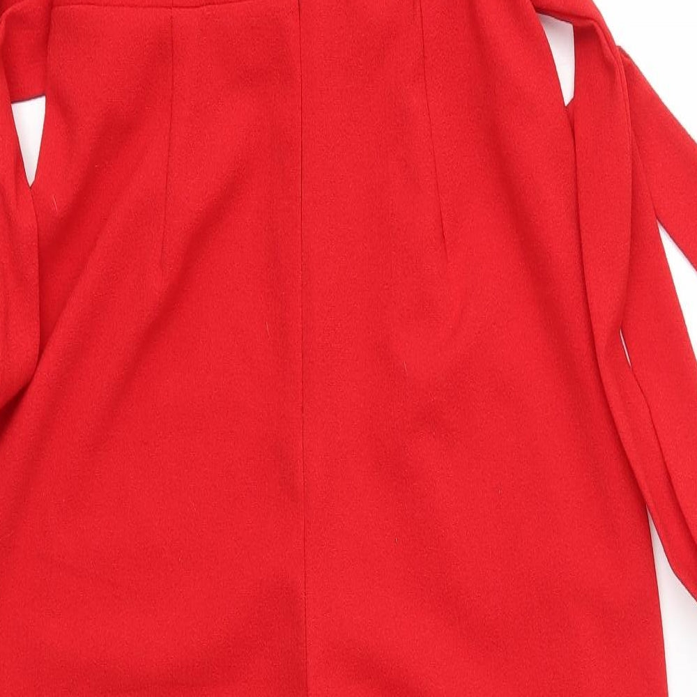 Topshop Womens Red   Jumpsuit One-Piece Size 12