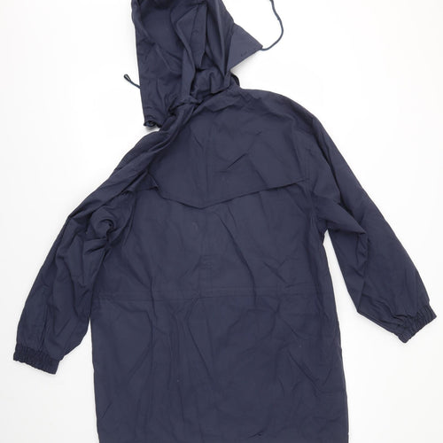 BM Womens Blue   Overcoat Coat Size 14