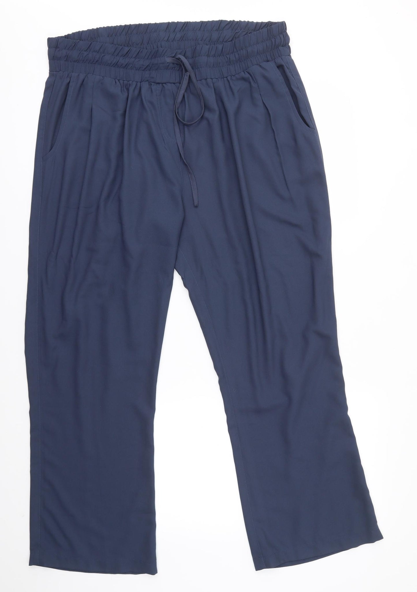 Cotton Traders Womens Blue   Trousers  Size 22 L27 in