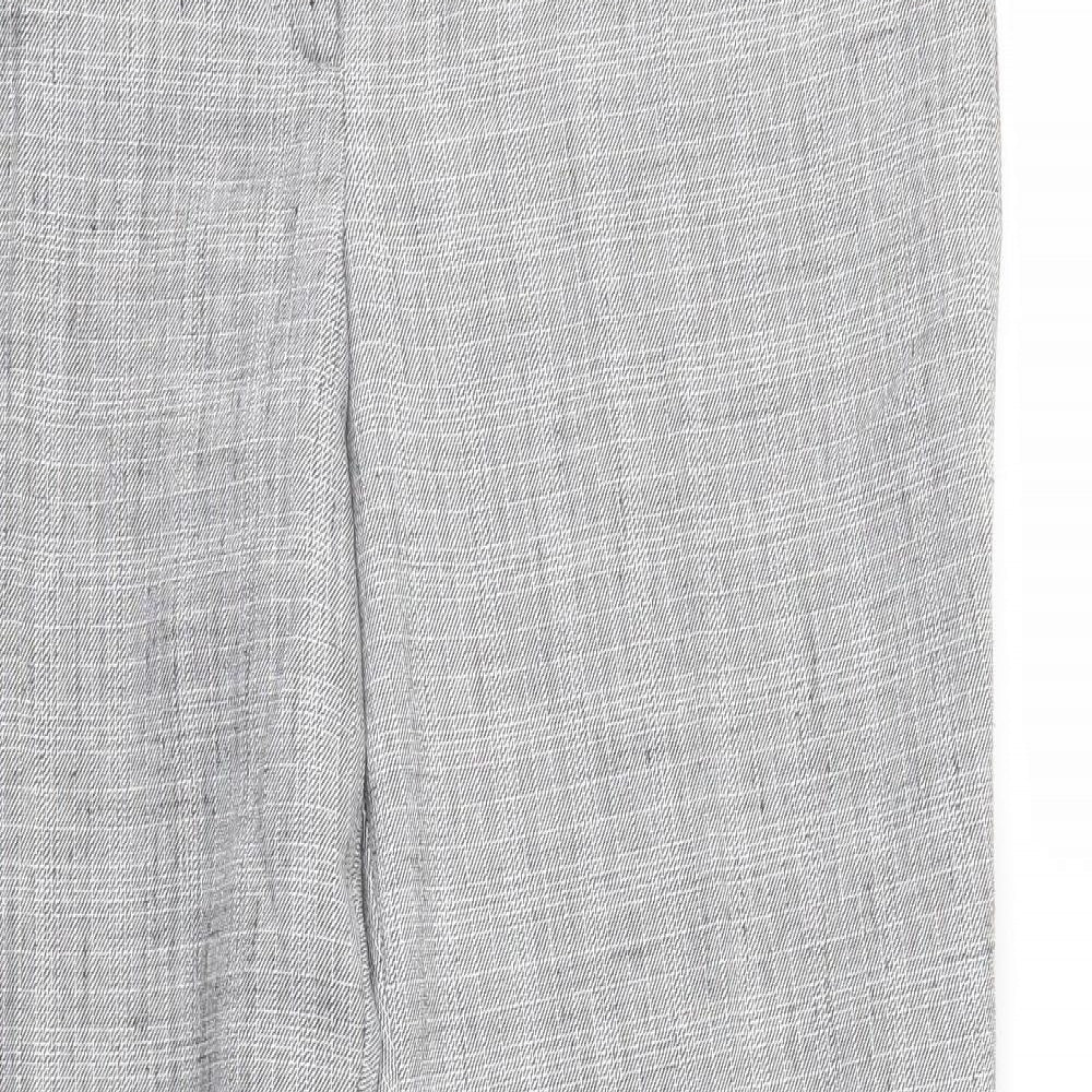 BHS Womens Grey   Dress Pants Trousers Size 14 L28 in