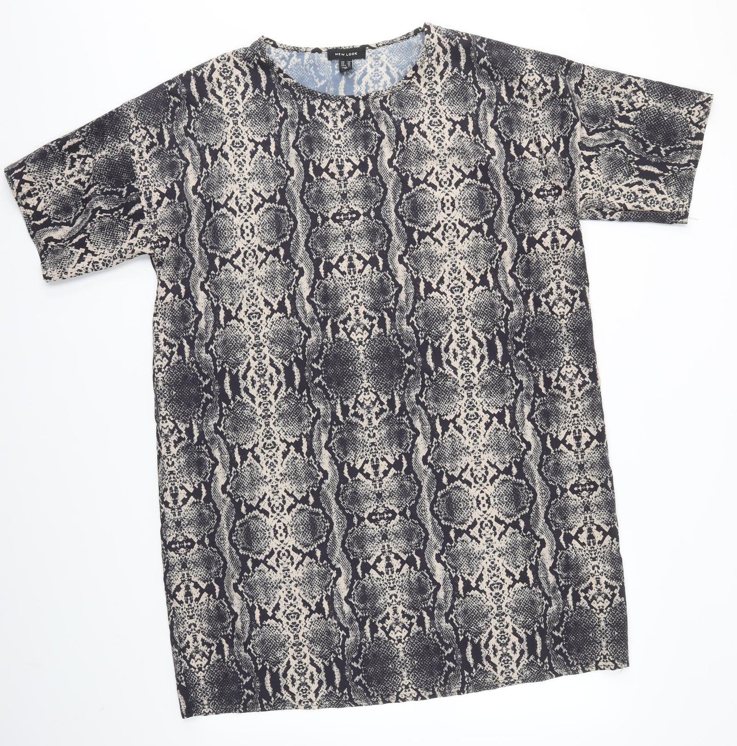 New Look Womens Brown   T-Shirt Dress  Size 14