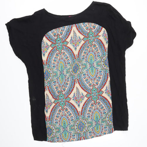 Boohoo Womens Multicoloured   Basic Blouse Size 12