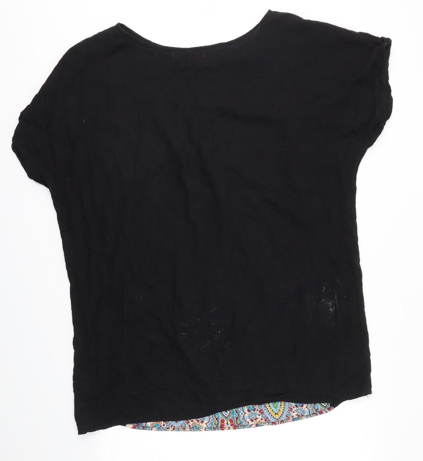 Boohoo Womens Multicoloured   Basic Blouse Size 12