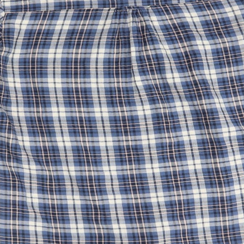 Fat Face Womens Blue Check  Shirt Dress  Size 10