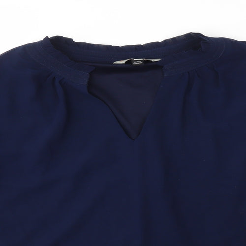 BILLIE & BLOSSOM Womens Blue   Basic Blouse Size 18