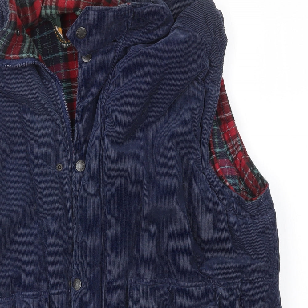 Regatta Mens Blue   Overcoat Waistcoat Size L