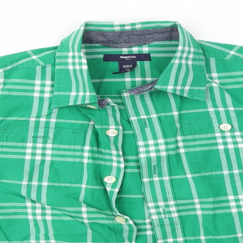 Gap Boys Green   Basic Button-Up Size 6-7 Years