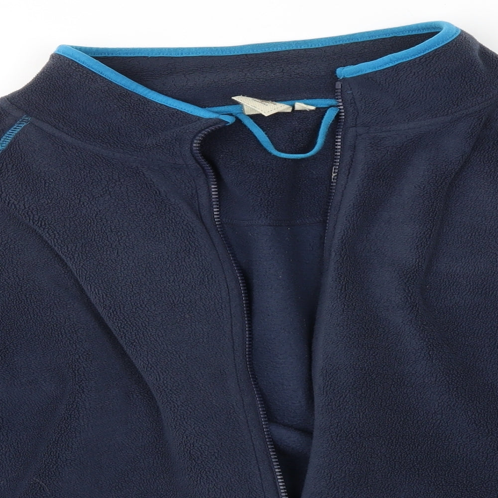 Cotton Traders Mens Blue   Full Zip Jumper Size L