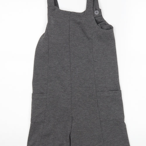 George Girls Grey   Playsuit One-Piece Size 7-8 Years