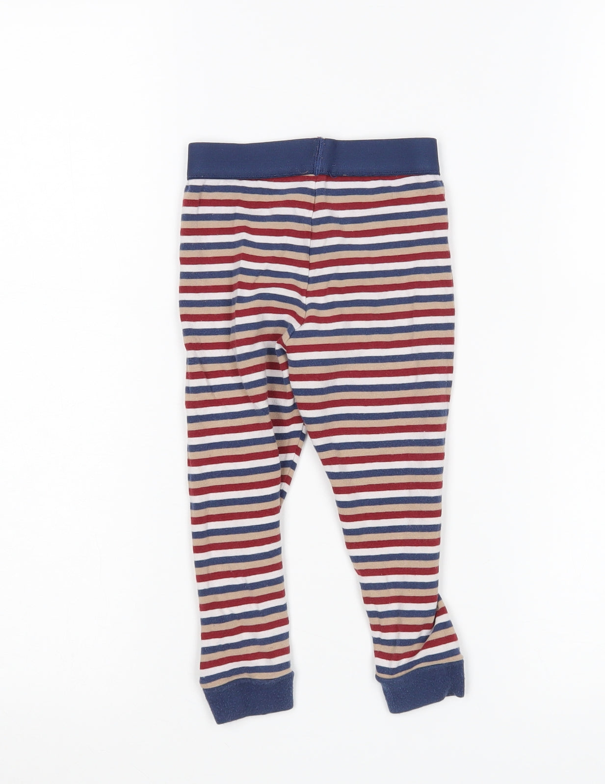 M&S Boys Multicoloured Striped   Pyjama Pants Size 18-24 Months  - The Gruffalo