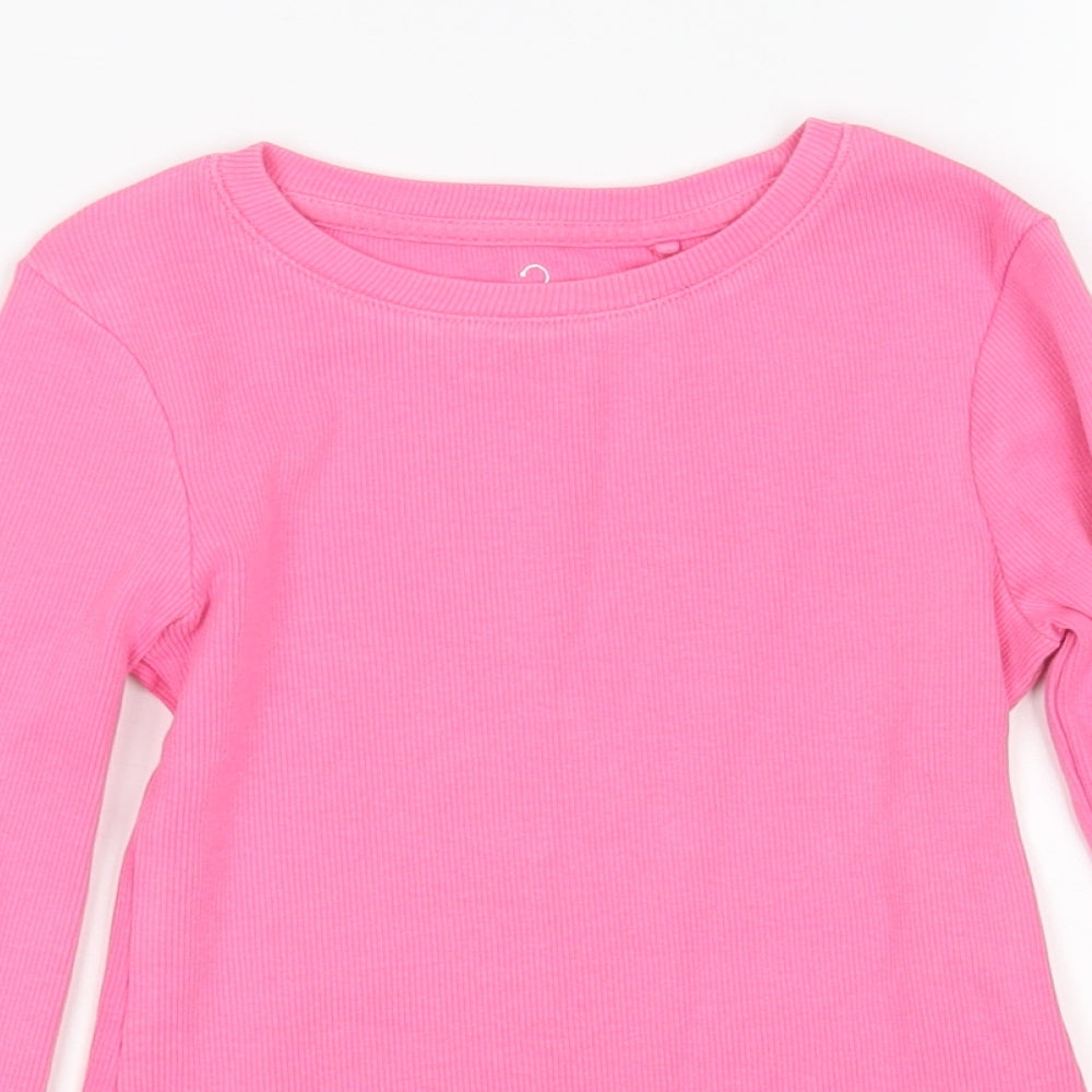 NEXT Girls Pink   Basic T-Shirt Size 6 Years