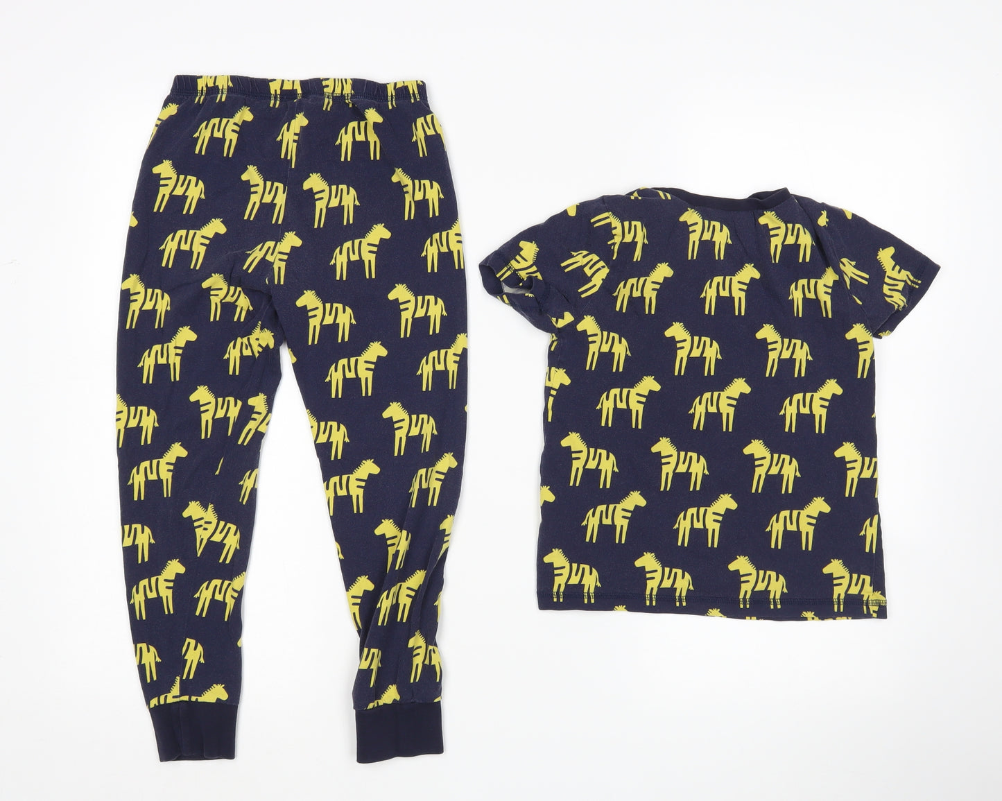 George Boys Blue Animal Print   Pyjama Set Size 6-7 Years