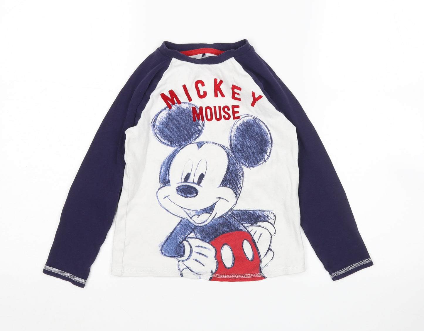 George Boys Multicoloured   Basic T-Shirt Size 6-7 Years  - Mickey Mouse