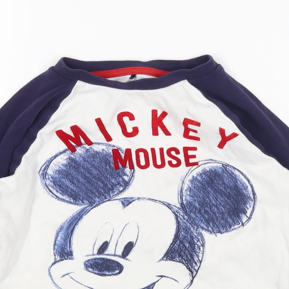 George Boys Multicoloured   Basic T-Shirt Size 6-7 Years  - Mickey Mouse