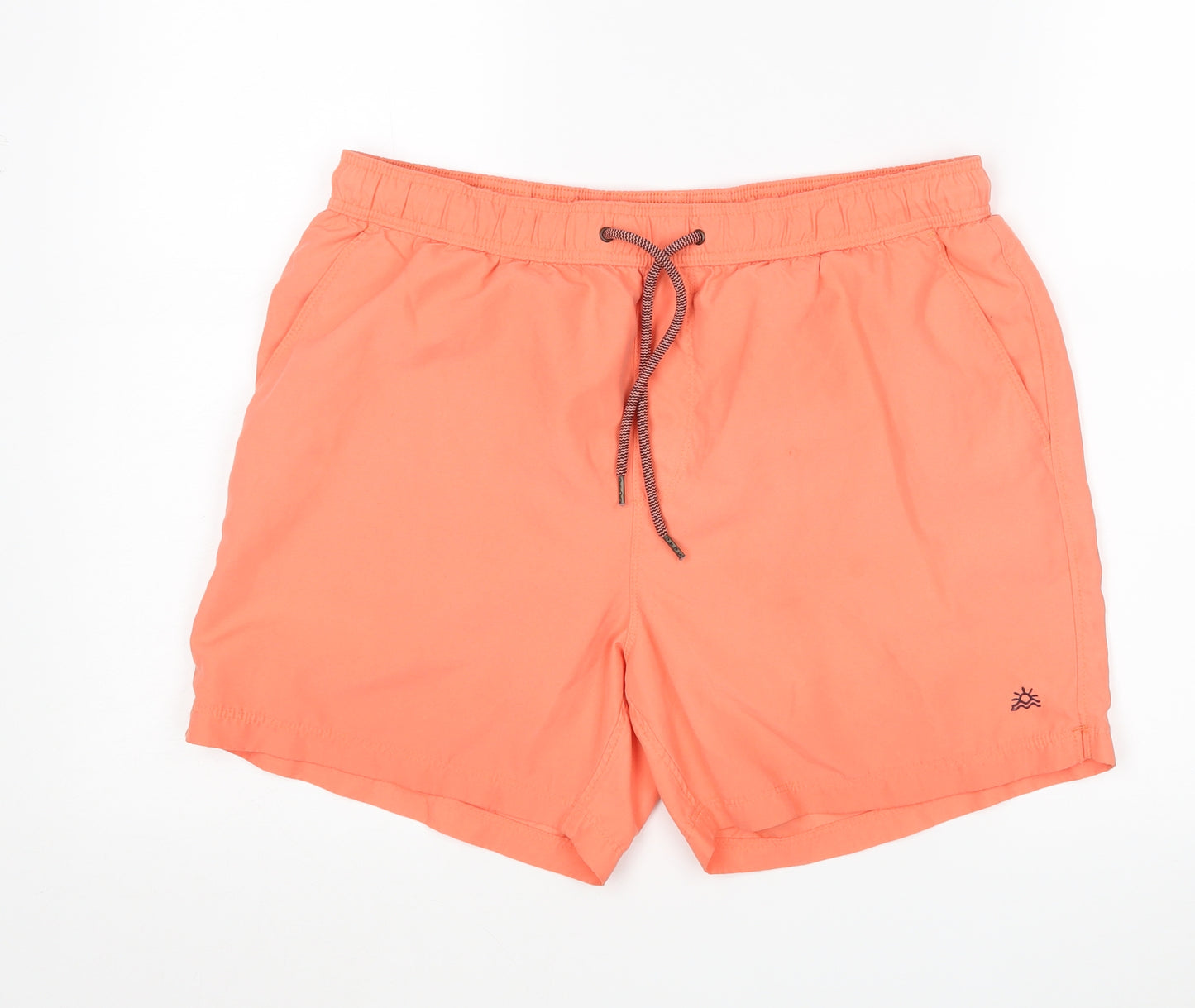 NEXT Mens Orange   Sweat Shorts Size M - Swim Shorts