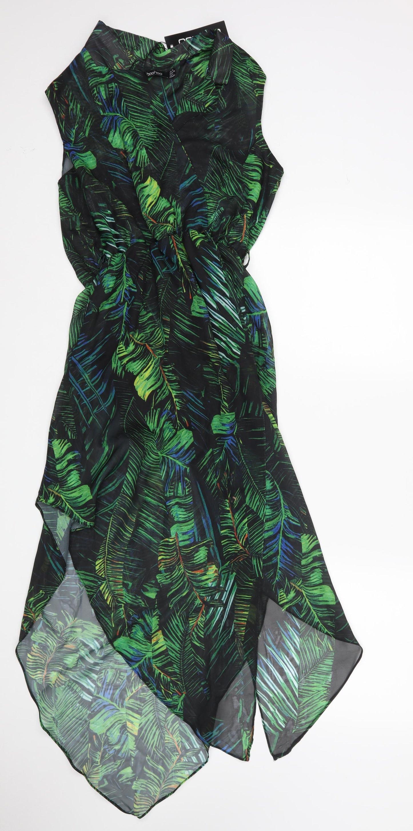 Boohoo Womens Multicoloured Floral  Kaftan  Size 10