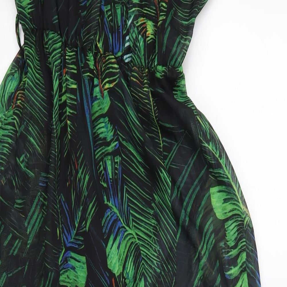 Boohoo Womens Multicoloured Floral  Kaftan  Size 10