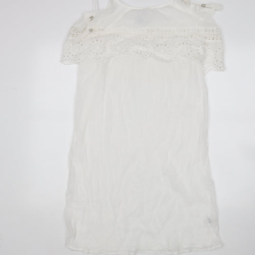 Primark Womens White   Tank Dress  Size L