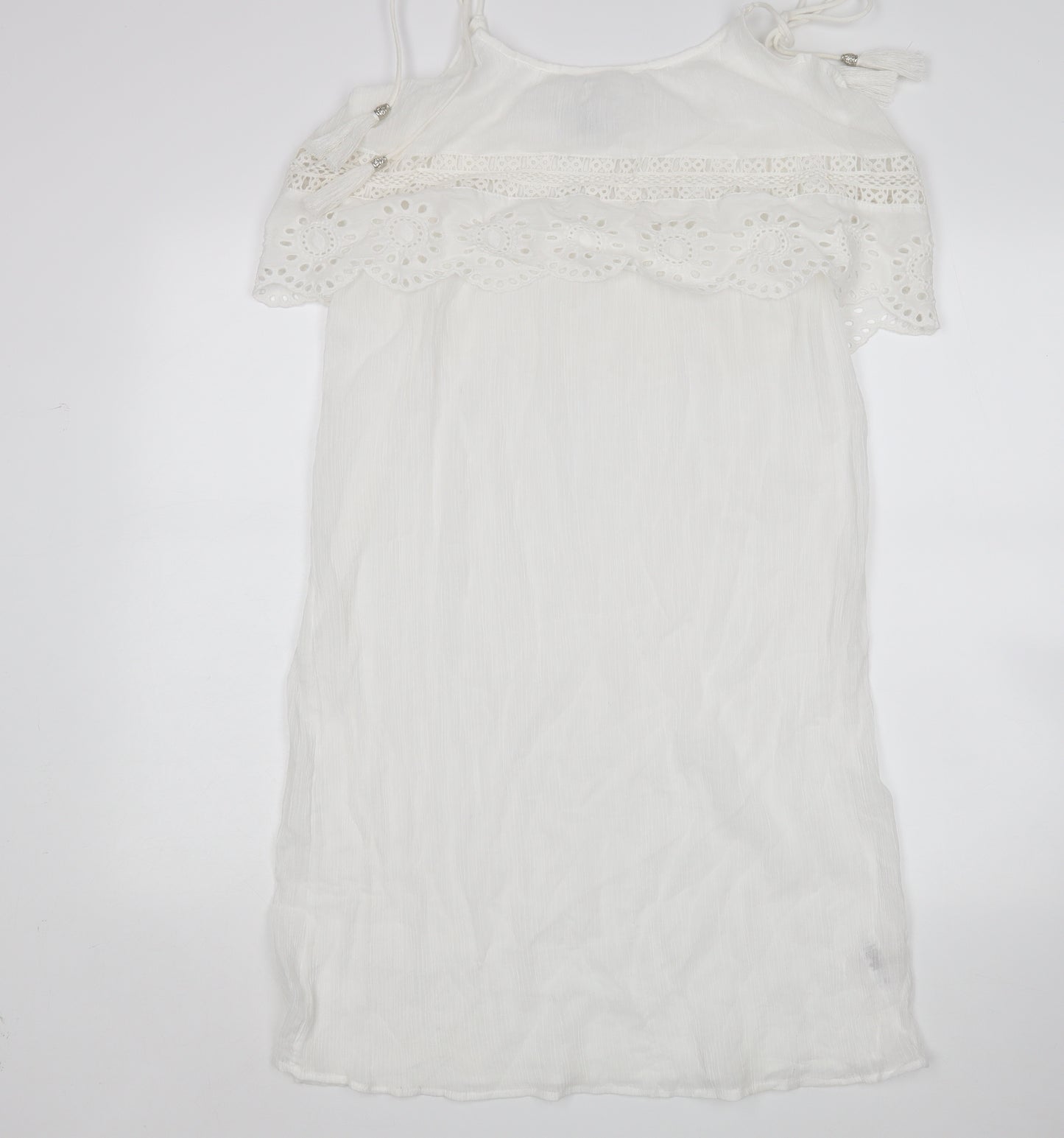 Primark Womens White   Tank Dress  Size L