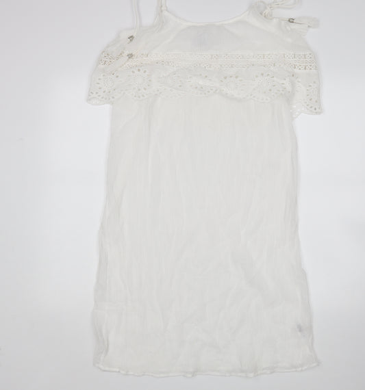 Primark Womens White   Tank Dress  Size L