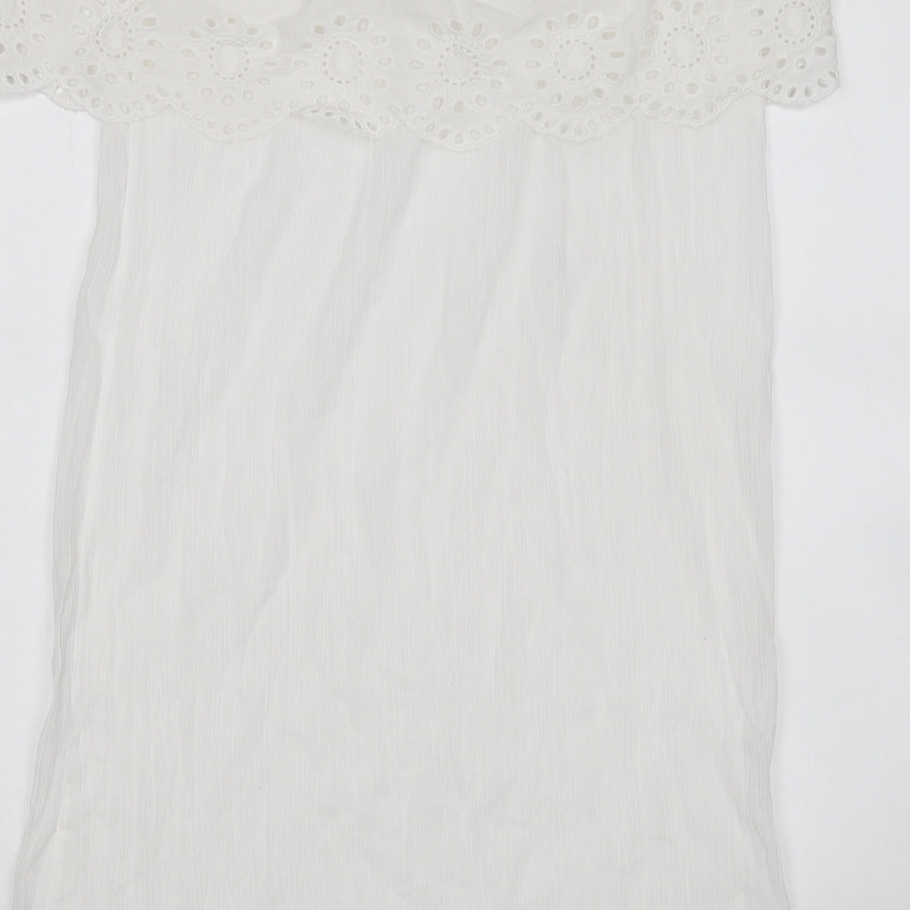 Primark Womens White   Tank Dress  Size L