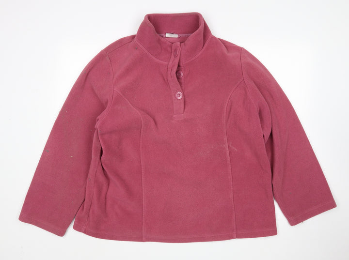 Roman Womens Pink Pullover Jumper Size XL