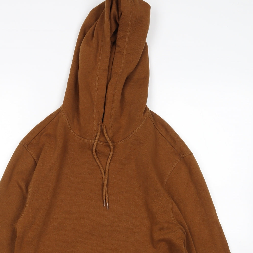 H&M Mens Brown   Pullover Hoodie Size XS