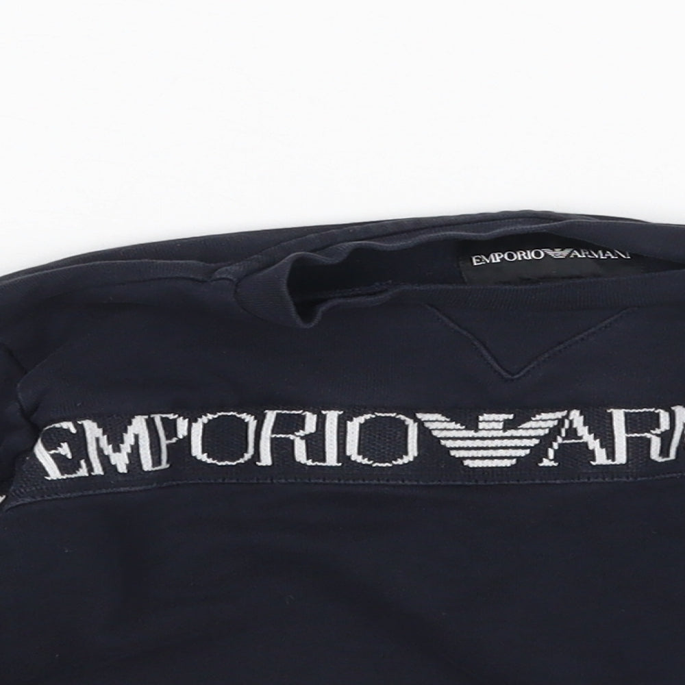 Emporio Armani Boys Blue   Pullover Jumper Size 4 Years
