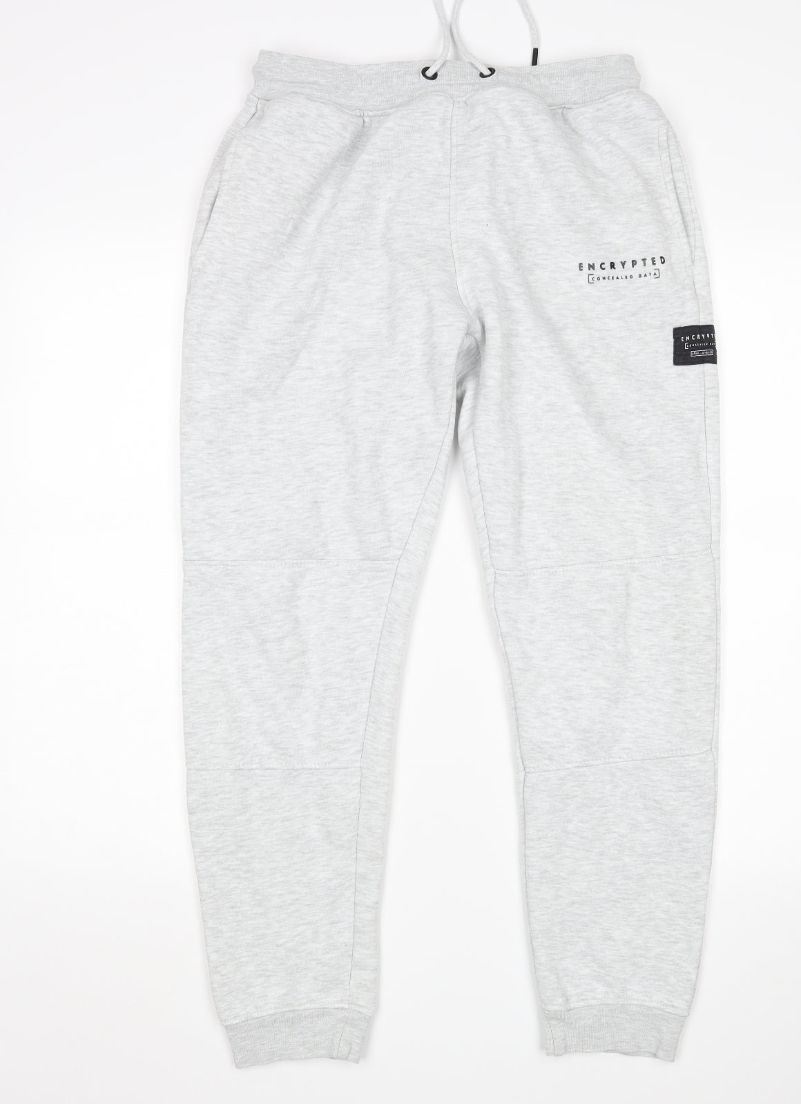 George Mens Grey   Sweatpants Trousers Size S L28 in