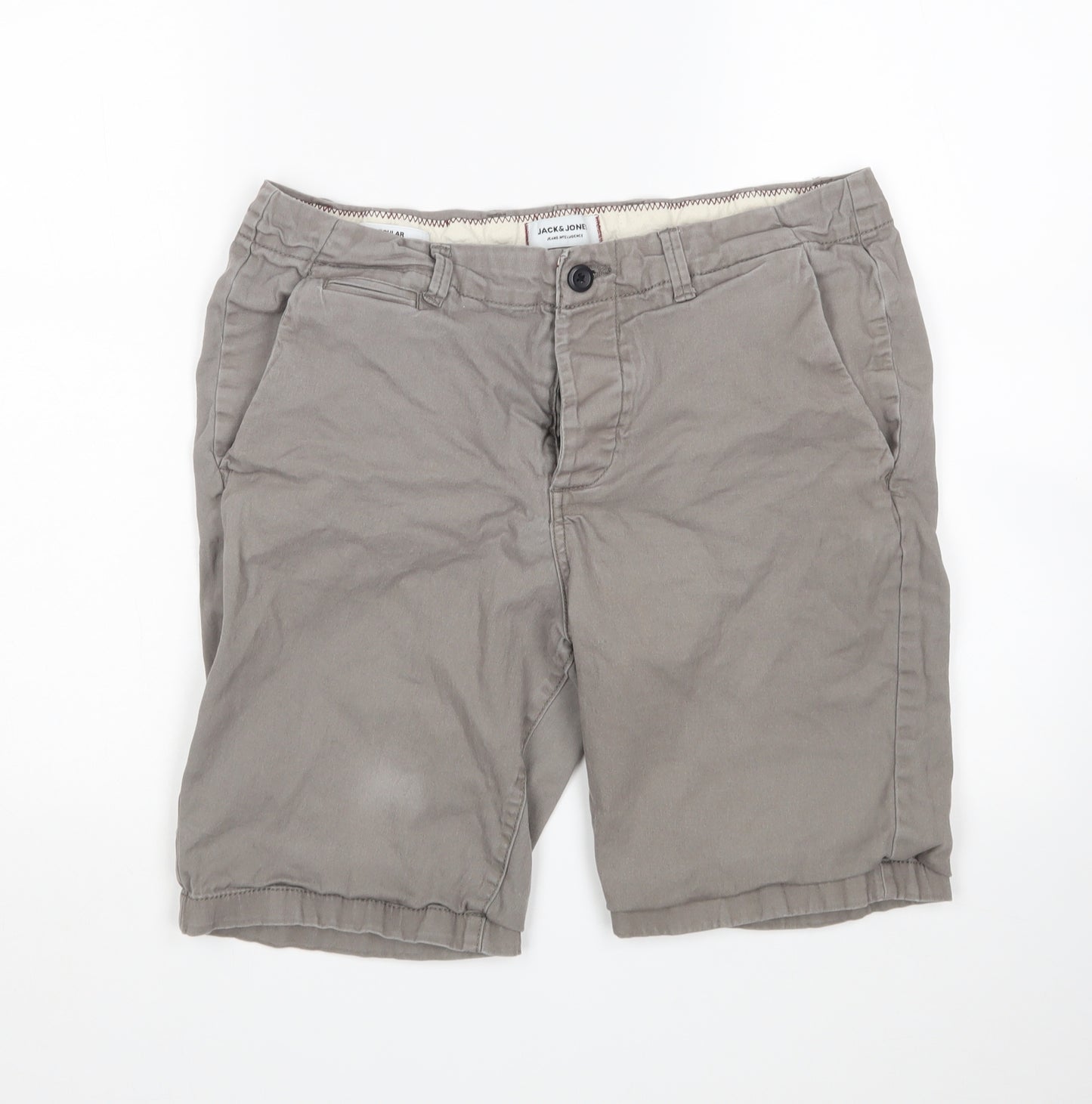 JACK & JONES Mens Grey   Chino Shorts Size M