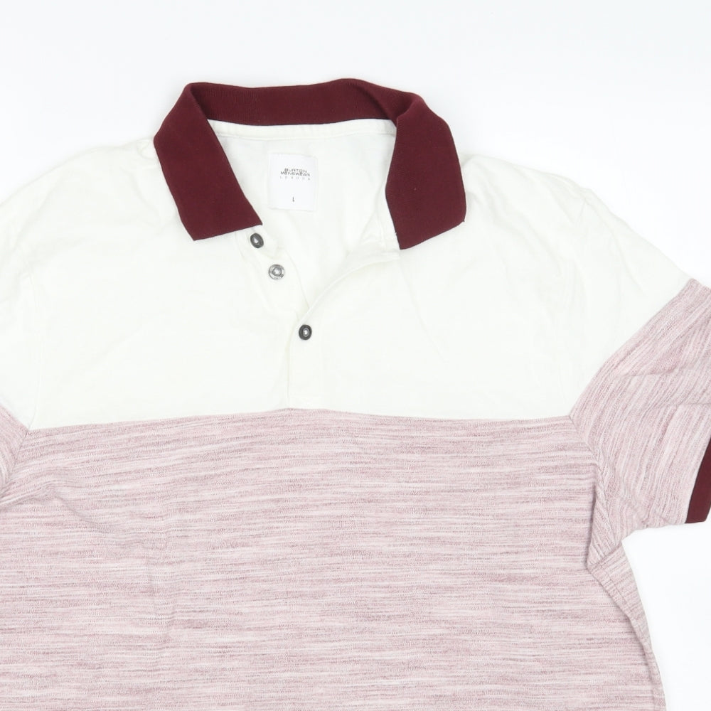 Burton Mens Multicoloured    Polo Size L