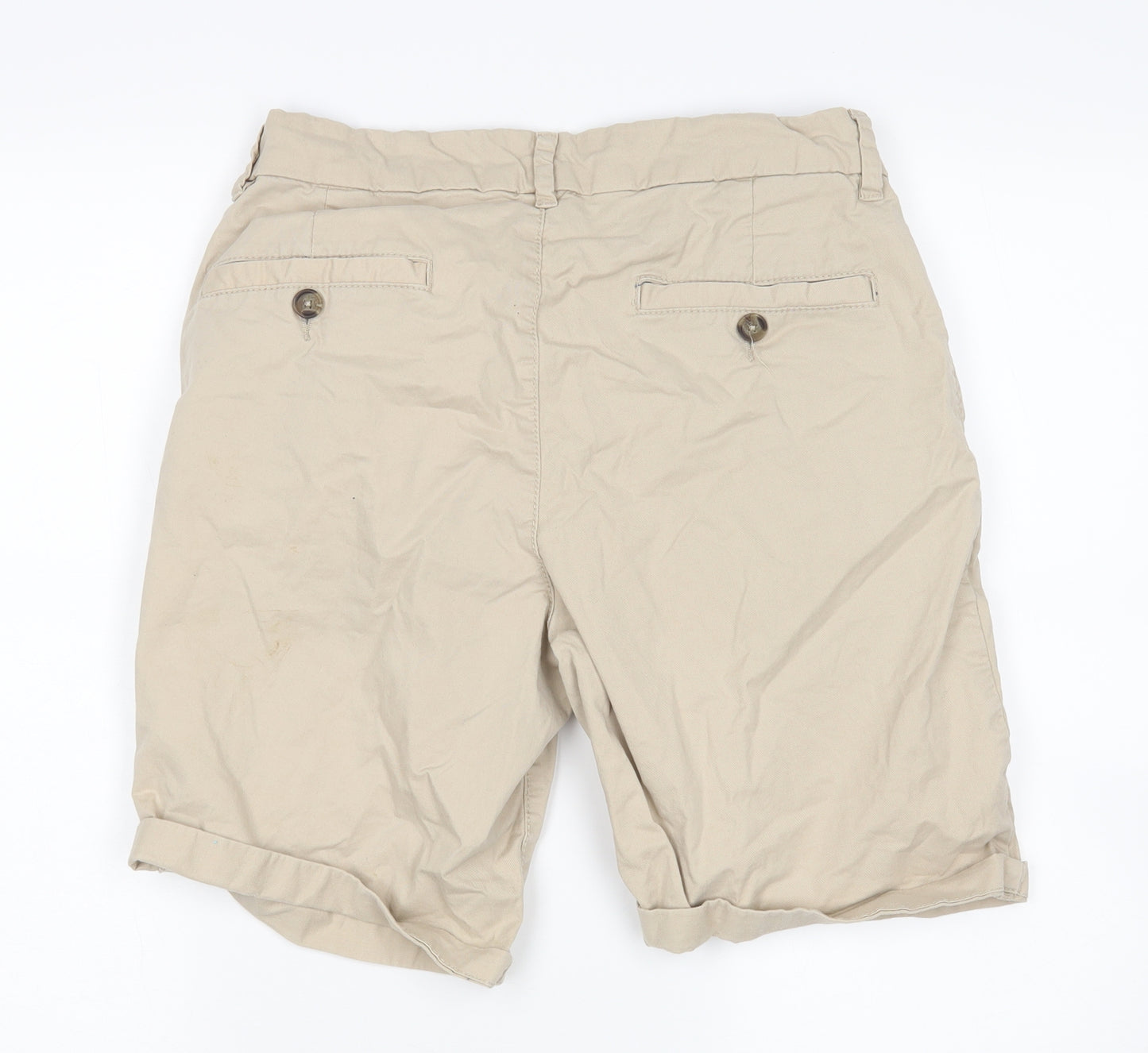 F&F Mens Beige   Chino Shorts Size 32