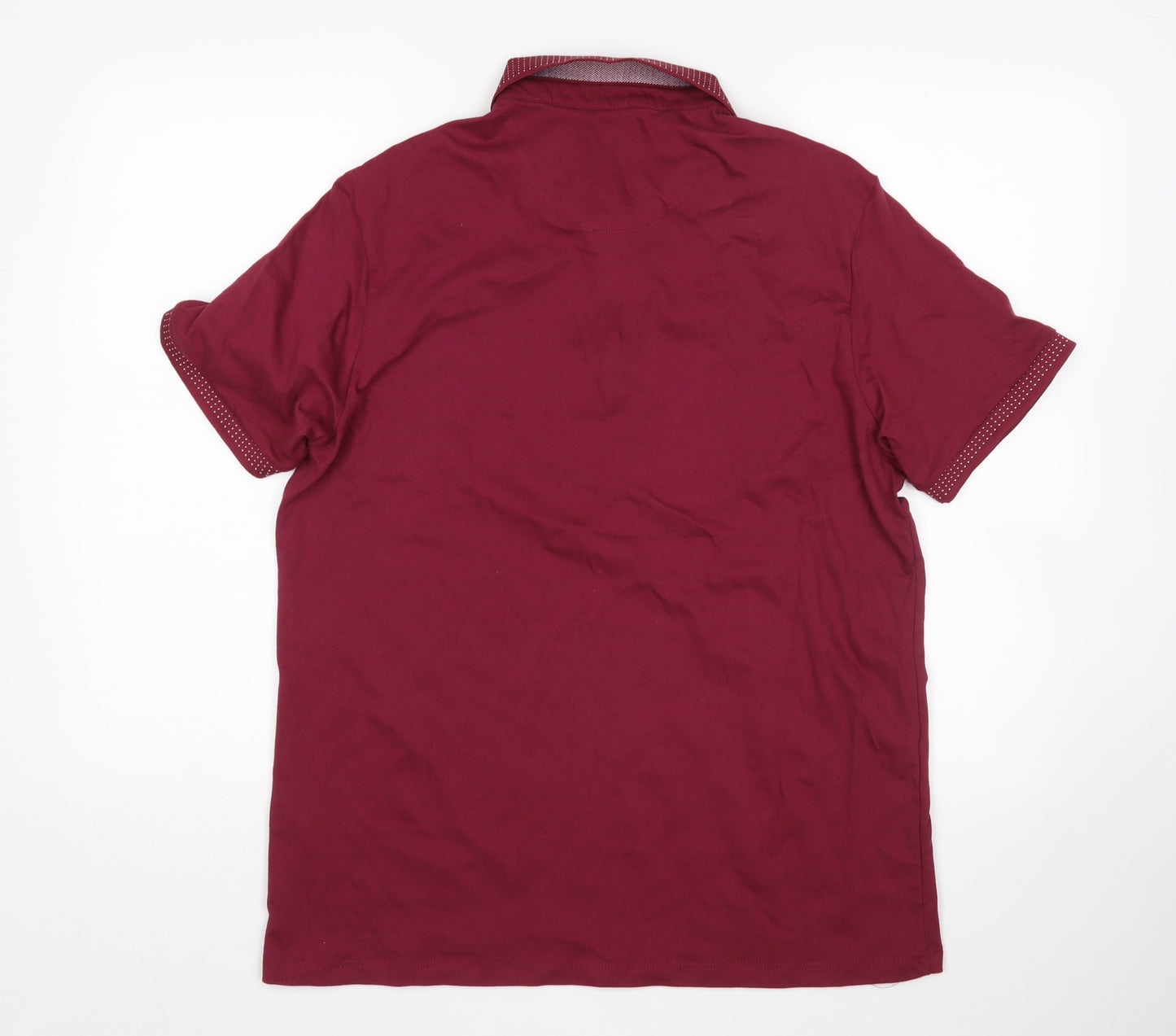 Burton Mens Red    Polo Size L