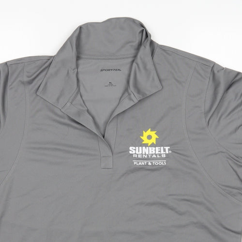 Sport-Tek Womens Grey   Basic Polo Size XL