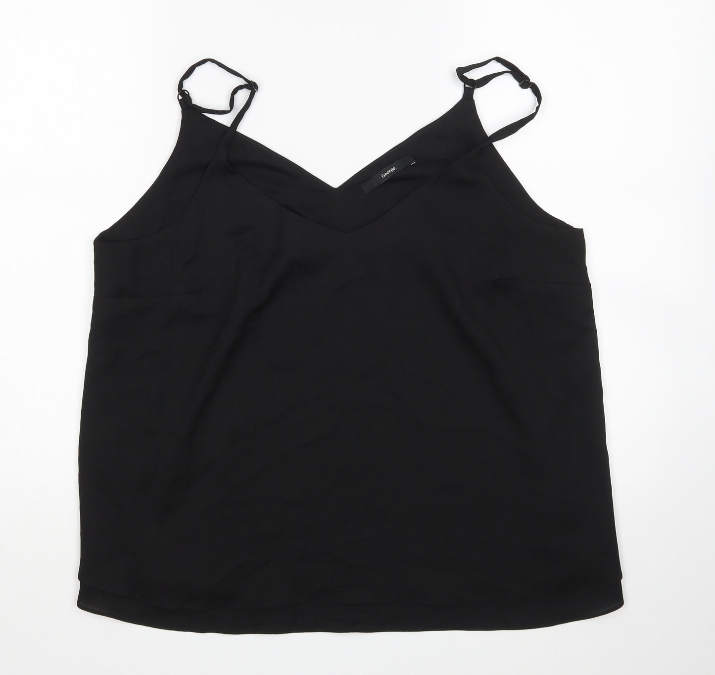 George Womens Black   Basic Tank Size 16