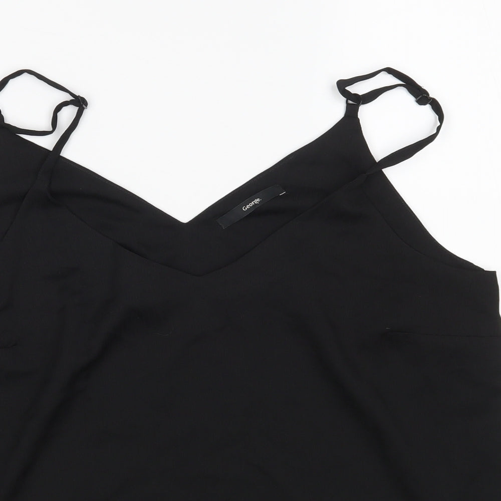 George Womens Black   Basic Tank Size 16