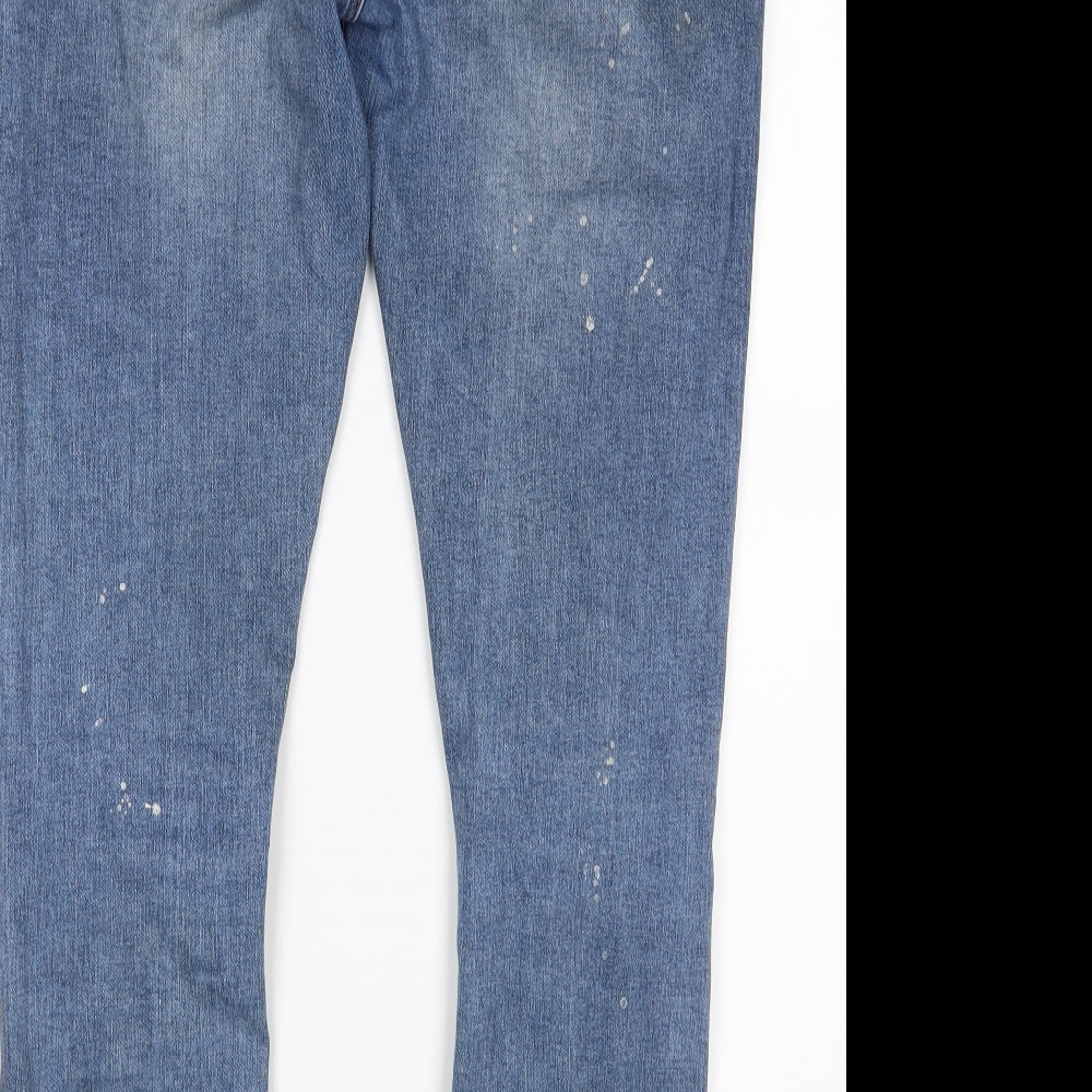 River Island Womens Blue   Skinny Jeans Size 16 L29 in
