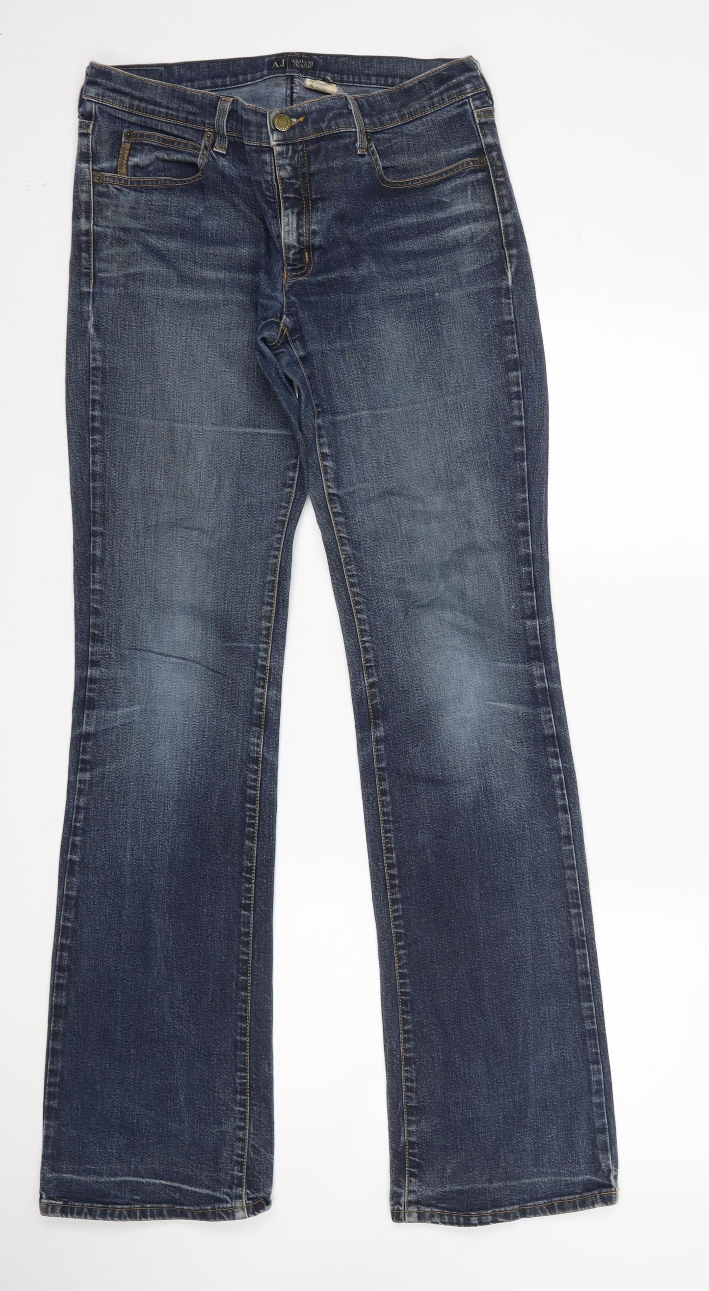 Armani Jeans Mens Blue   Bootcut Jeans Size 32 L35 in