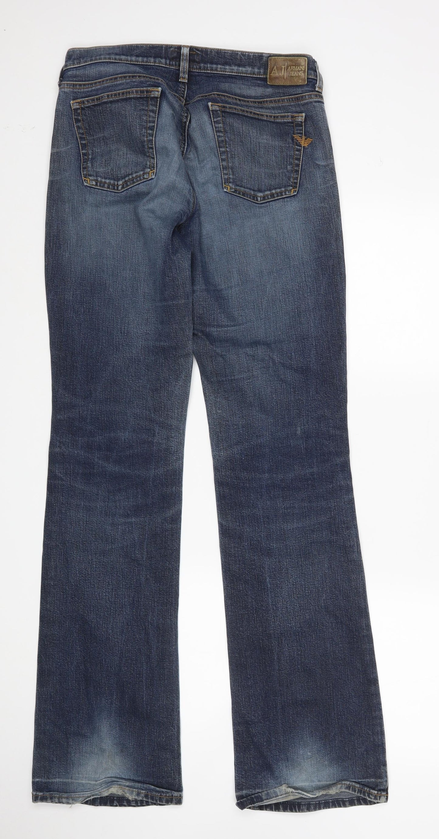 Armani Jeans Mens Blue   Bootcut Jeans Size 32 L35 in