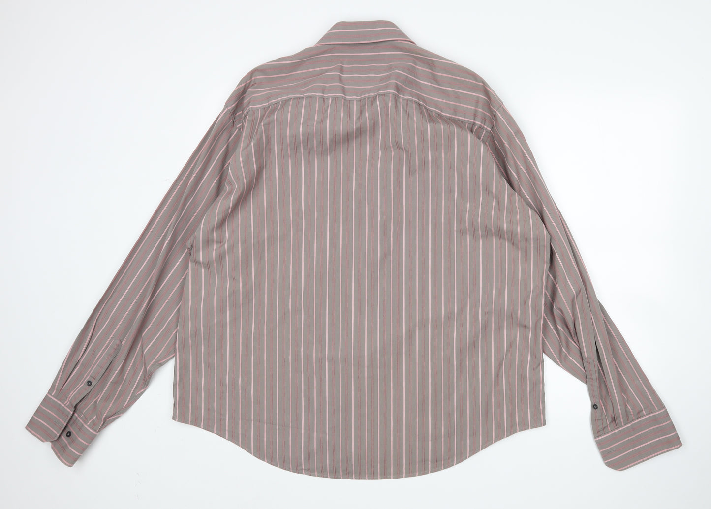 NEXT Mens Multicoloured Striped   Dress Shirt Size 18