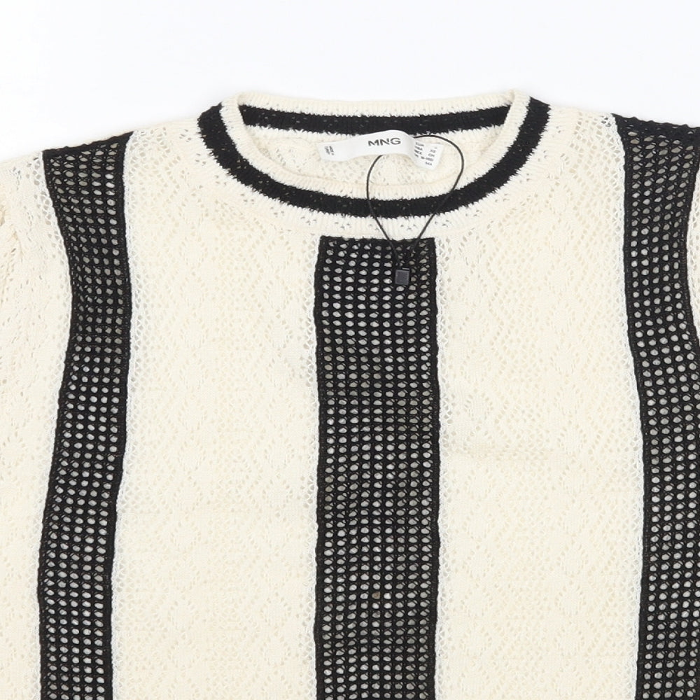 MNG Womens Multicoloured   Pullover Jumper Size S