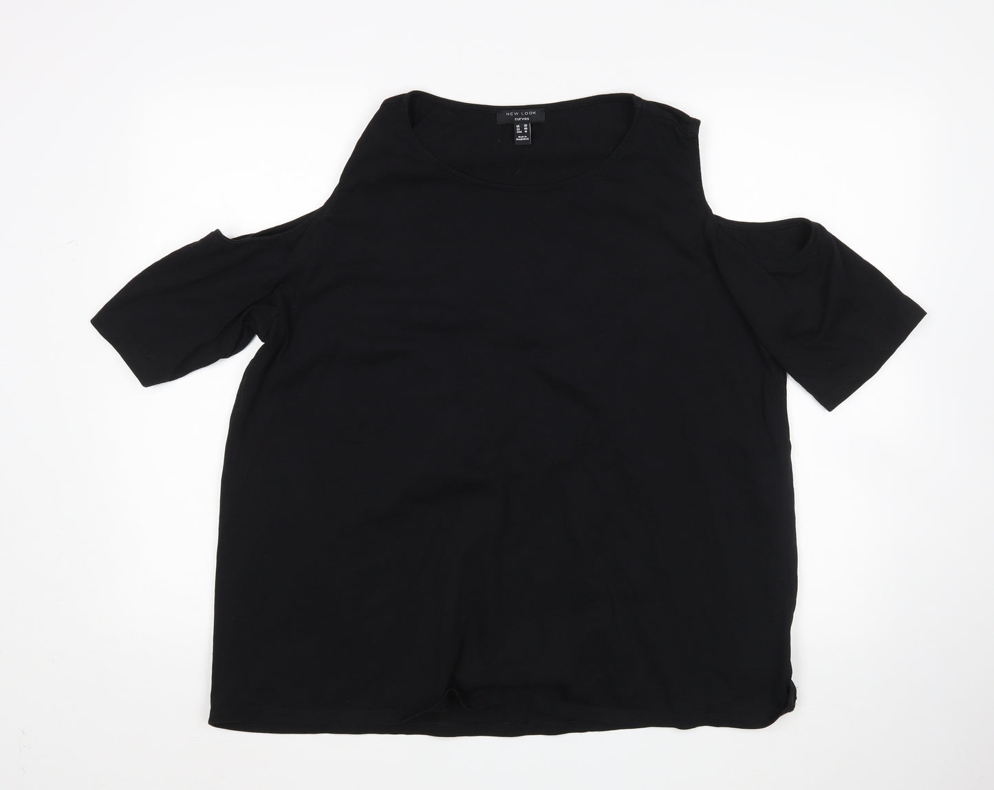 New Look Womens Black   Basic T-Shirt Size 20