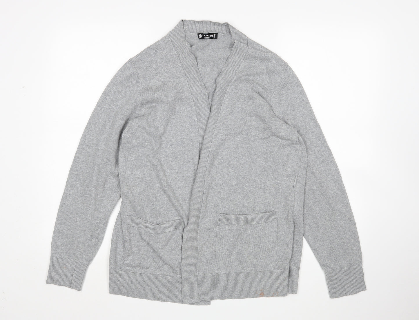 Avenue Womens Grey   Cardigan Jumper Size 12