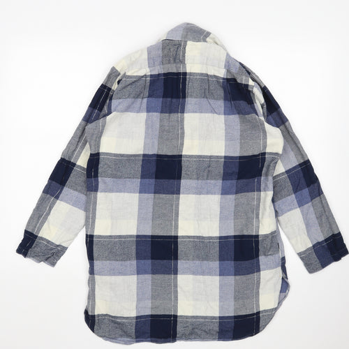 NEXT Womens Multicoloured Plaid  Top Pyjama Top Size XS
