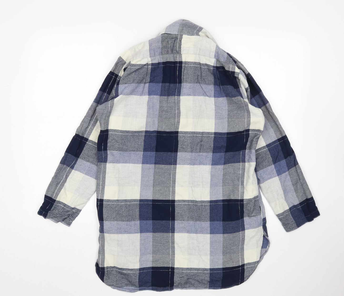 NEXT Womens Multicoloured Plaid  Top Pyjama Top Size XS